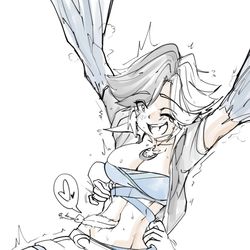 This is a pixiv picture whose title is Ticklish Luna Snow.