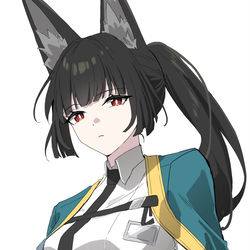 This is a pixiv picture whose title is Ponytail miyabi.