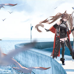 This is a pixiv picture whose title is 风平浪静的日子里.