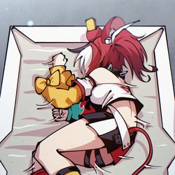 This is a pixiv picture whose title is Glue trapped Bae [comms].