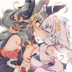 This is a pixiv picture whose title is 明日華ちゃんは時に大胆で強引.