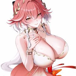 This is a pixiv picture whose title is 水着长离.
