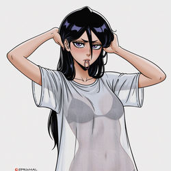 This is a pixiv picture whose title is Kuchiki Rukia.