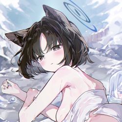 This is a pixiv picture whose title is 🐈‍⬛🖤.