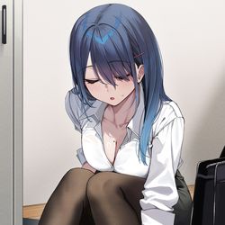 This is a pixiv picture whose title is よいしょっと….