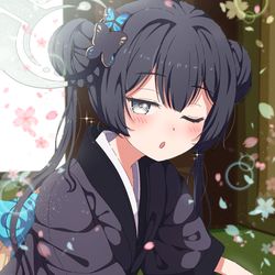 This is a pixiv picture whose title is キサキの茶道.