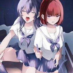 This is a pixiv picture whose title is 性春期マゾヒスト症候群.