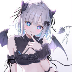 This is a pixiv picture whose title is eスポーツのサキュバスさん.