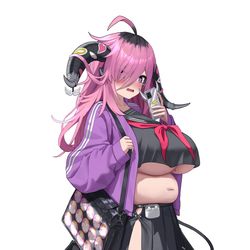 This is a pixiv picture whose title is OC.