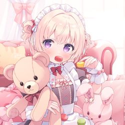 This is a pixiv picture whose title is お菓子をこっそりつまみぐい🍬.