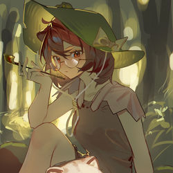 This is a pixiv picture whose title is 百日绘-day47 二岩猯藏.