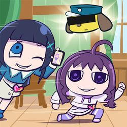 This is a pixiv picture whose title is バレるから篇.