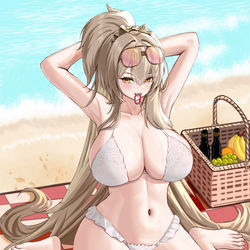 This is a pixiv picture whose title is ライオン(アズールレーン).