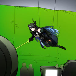 This is a pixiv picture whose title is behind the scenes.