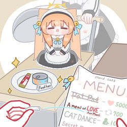 This is a pixiv picture whose title is meal.