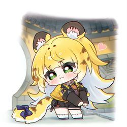 This is a pixiv picture whose title is 🐯💛.