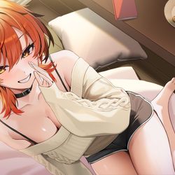 This is a pixiv picture whose title is 全肯定お姉さん.