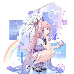This is a pixiv picture whose title is 雨☔️.