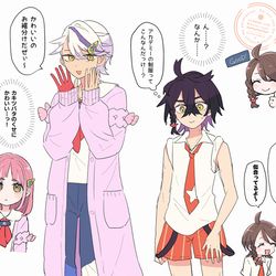 This is a pixiv picture whose title is 彼女コス.