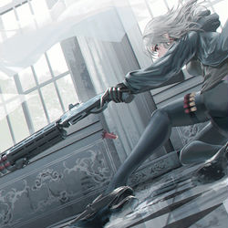 This is a pixiv picture whose title is バックショット.