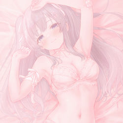 This is a pixiv picture whose title is 🎀𝐾𝑖𝑟𝑖𝑘𝑜🎀.