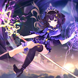 This is a pixiv picture whose title is 星辰轨迹.