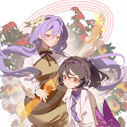 This is a pixiv picture whose title is 百日绘-day48 弁弁&八桥.