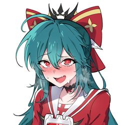 This is a pixiv picture whose title is 비앙카 혈액팩.