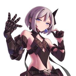 This is a pixiv picture whose title is gauntlet.