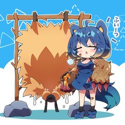 This is a pixiv picture whose title is アオアシラちゃん。.
