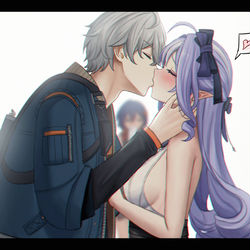 This is a pixiv picture whose title is What?！.