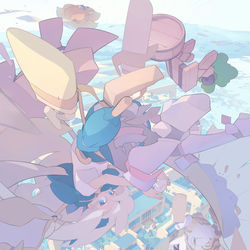 This is a pixiv picture whose title is シンテイ湖道.