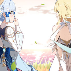 This is a pixiv picture whose title is 荧鹭-她曾遇见的晴天.