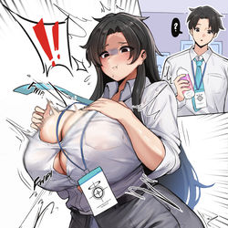 This is a pixiv picture whose title is 先生 TSF.