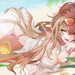 This is a pixiv picture whose title is 🦁.