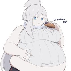 This is a pixiv picture whose title is ぽっちゃりに強化したドゥー.