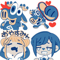 This is a pixiv picture whose title is 都市伝説解体センターらくがきまとめ5.