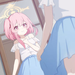 This is a pixiv picture whose title is お出かけ前セリナ.