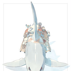 This is a pixiv picture whose title is ウミワニその２.