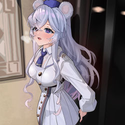 This is a pixiv picture whose title is 早露.