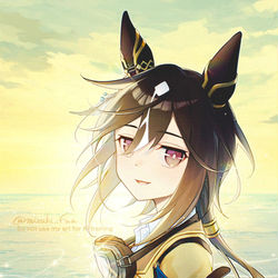 This is a pixiv picture whose title is ステイゴールド.