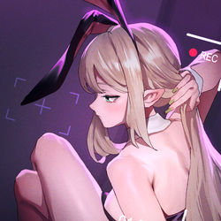 This is a pixiv picture whose title is 아멜리아/Amelia.