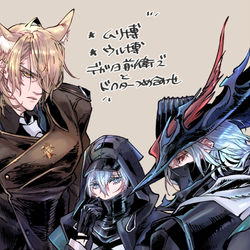 This is a pixiv picture whose title is ムリ博とウル博ﾃﾞｶﾂﾖ前衛ズと博つめこんだーの.