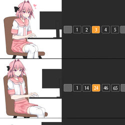 This is a pixiv picture whose title is アストルフォくんのらくがきとか.
