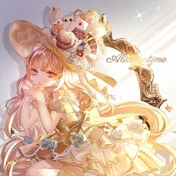 This is a pixiv picture whose title is Alice teaparty☕ witch.
