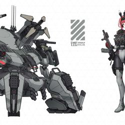 This is a pixiv picture whose title is 多足战车【深渊徘徊者】.