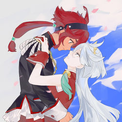 This is a pixiv picture whose title is 少女革命ウテナパロディ.