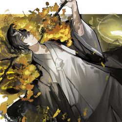 This is a pixiv picture whose title is イサン.