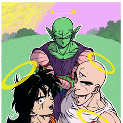 This is a pixiv picture whose title is 界王星組・その他ログ.