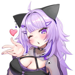 This is a pixiv picture whose title is 猫又おかゆ　ぺるそにゃ〜りすぺくと.